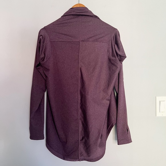 Zyia Active Coffee Purple Yoga Shawl - Picture 5 of 11